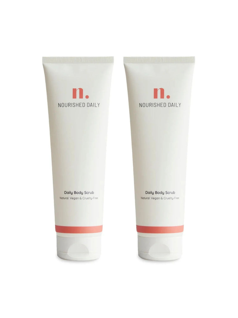 Natural Daily Body Scrub | Nourished Daily | Body Scrub | Face Scrub | Exfoliant | Exfoliation | Nourished