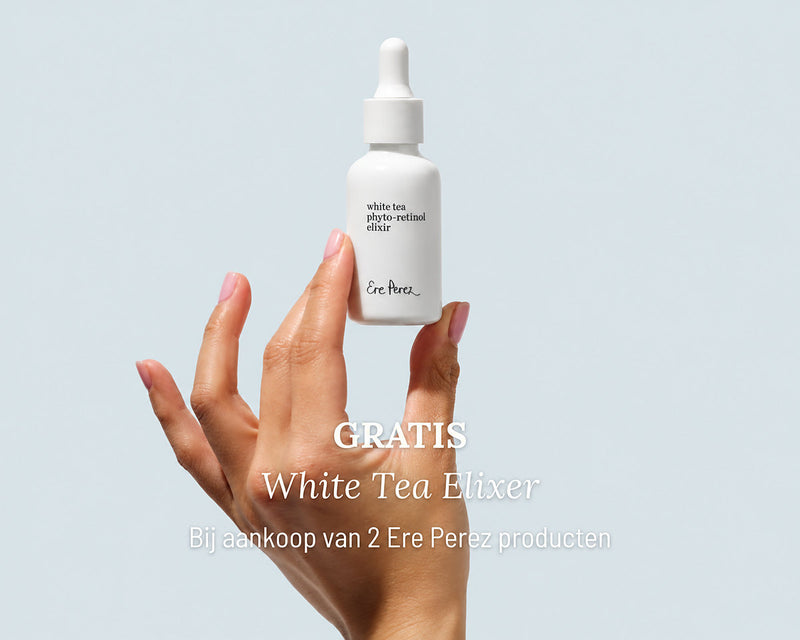 Gratis White Tea Elixer bij aankoop van 2 Ere Perez producten