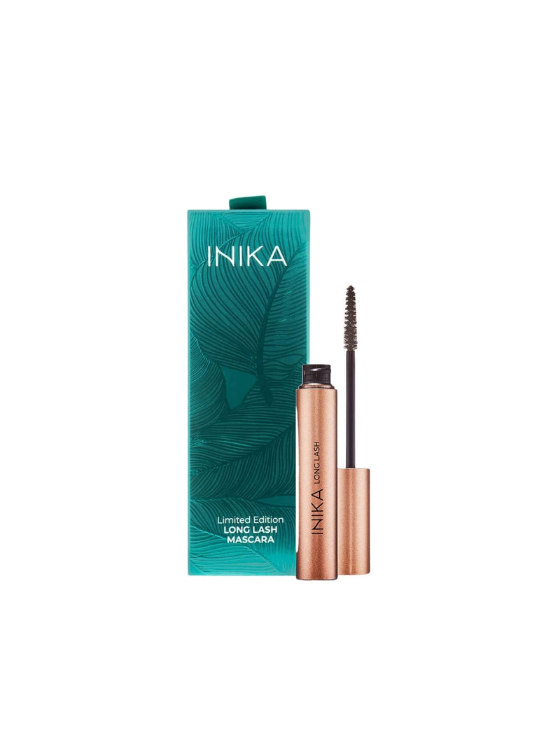 long lash mascara, Inika, vegan beauty, eye make-up, natural makeup, natuurlijke make-up, mascara, natural black mascara, gift, gift idea, gift set, vegan, vegan beauty, Nourished