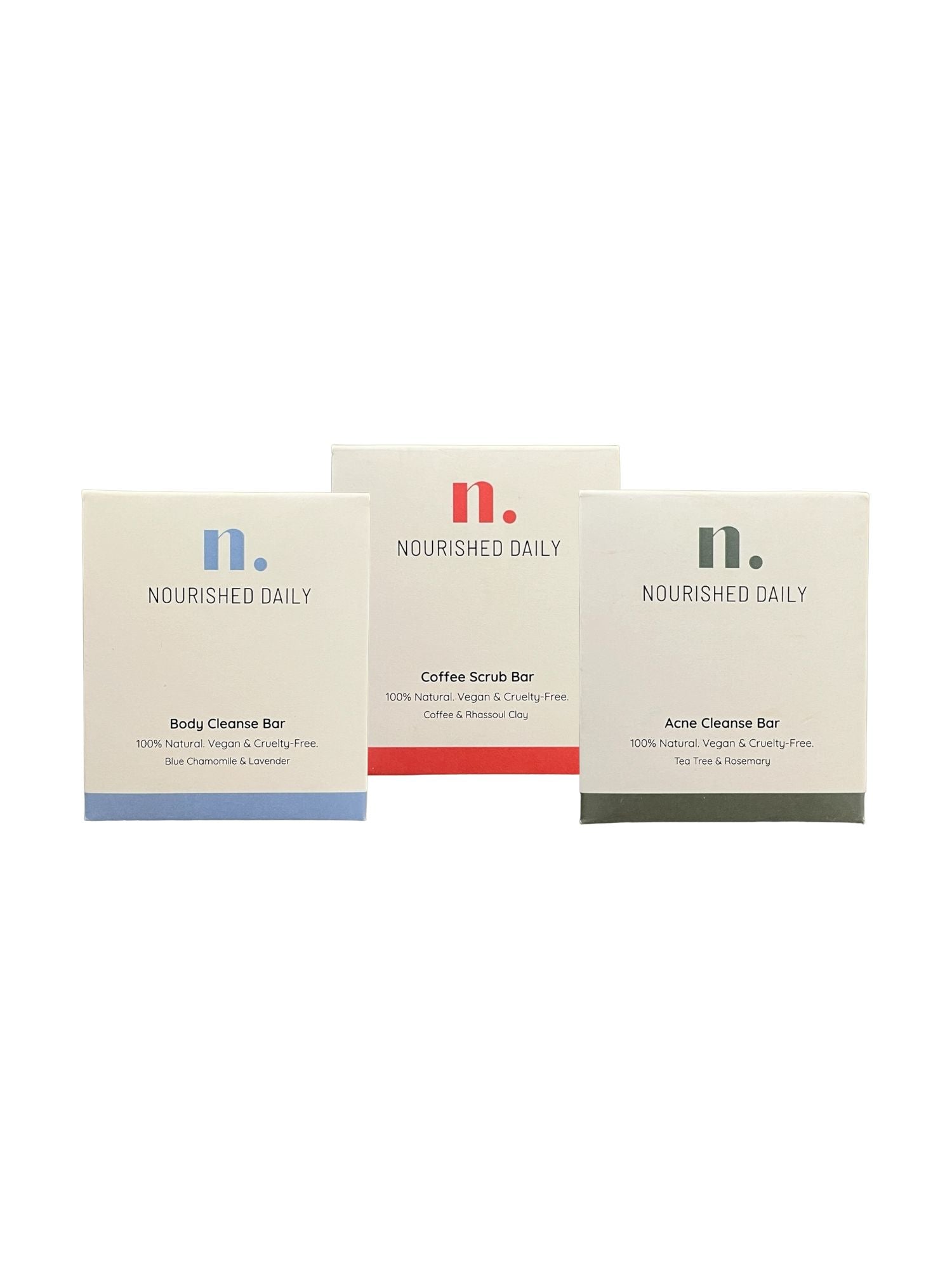 Nourished Daily | Nourished | Nourished.nl | Nourished Home Brand | Cleanse Bar | Natural Soap | Natuurlijke Zeep | Zeep Bar | Stuk Zeep | Scrub Bar | Body Bar | Cleanse Bar Gevoelige Huid | Acne Cleanser Bar | Dry Skin Bar | Zeep voor Gevoelige Huid | Zero Waste Zeep | Non-Plastic Soap Bar