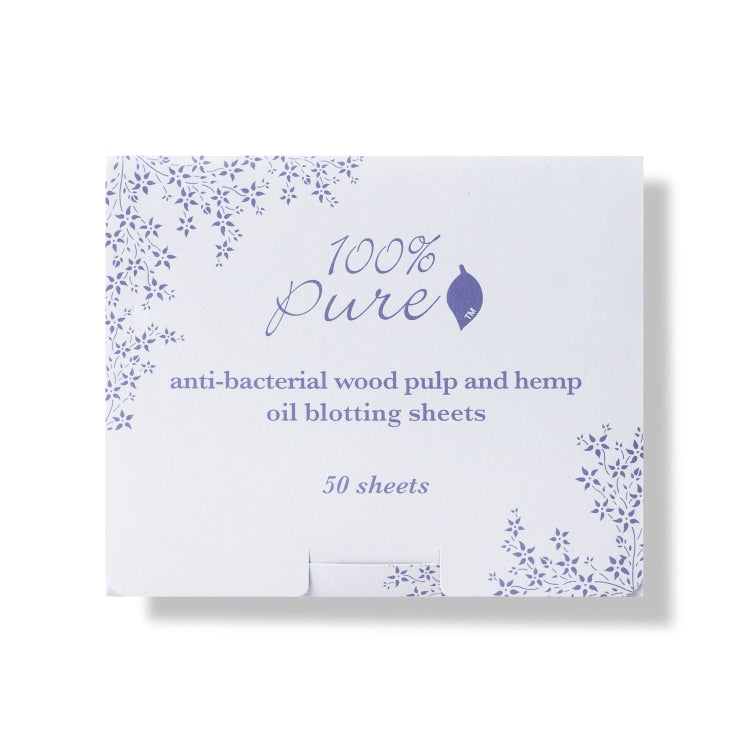 Anti Bacterial Wood Pulp Oil Blotting Paper, Anti-bacterial ,blotting sheets, dabbing away oil and shine, or touching up makeup, erase shine,  Made with anti-bacterial wood pulp and hemp, natuurlijk, vegan, dierproefvrij, natural, cruelty-free, oily skin, t-zone skin, non-greasy, nourished, nourishedeu