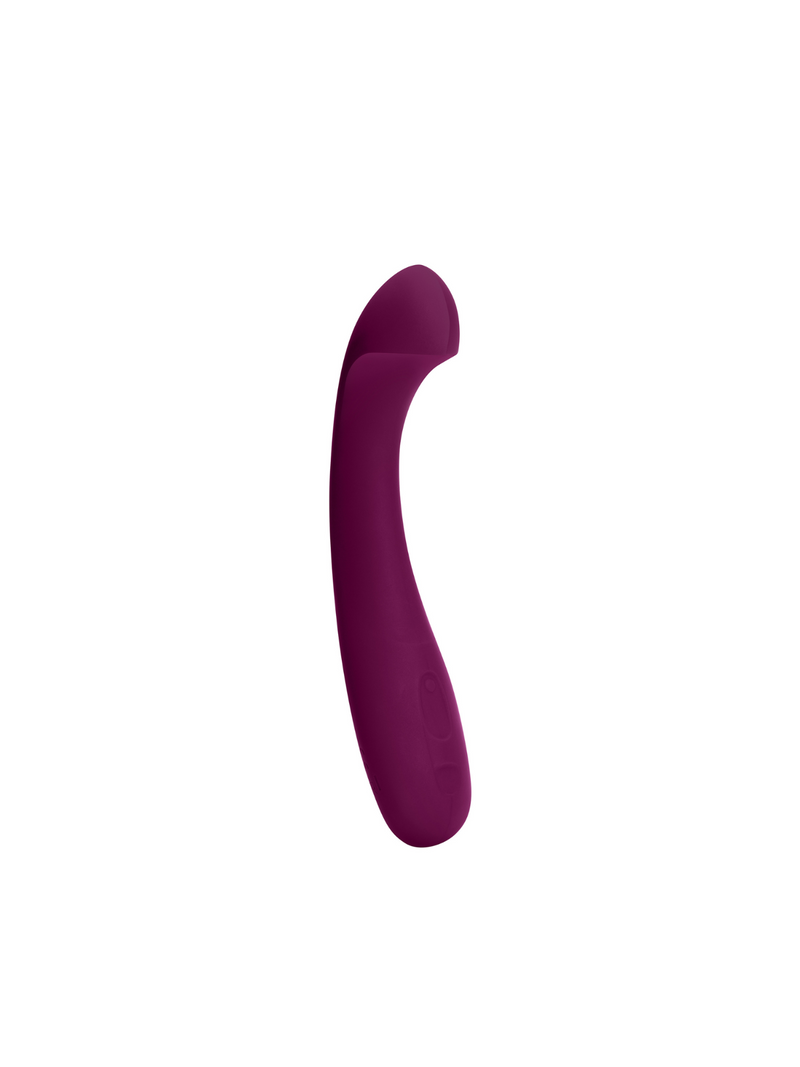 Arc, Dame, Vibrator, Plum, Nourished, sexual wellness, clit stimulating, waterproof, internal+external, medical grade silicone, 5 patterns, 5 intenties , G-Spot Vibrator, sex toy, pleasure, sexual pleasure ,sex, toy, sexual satisfaction, bedroom, vagina, vulva, sex speeltje, flexible, orgasm, medical grade sex toy