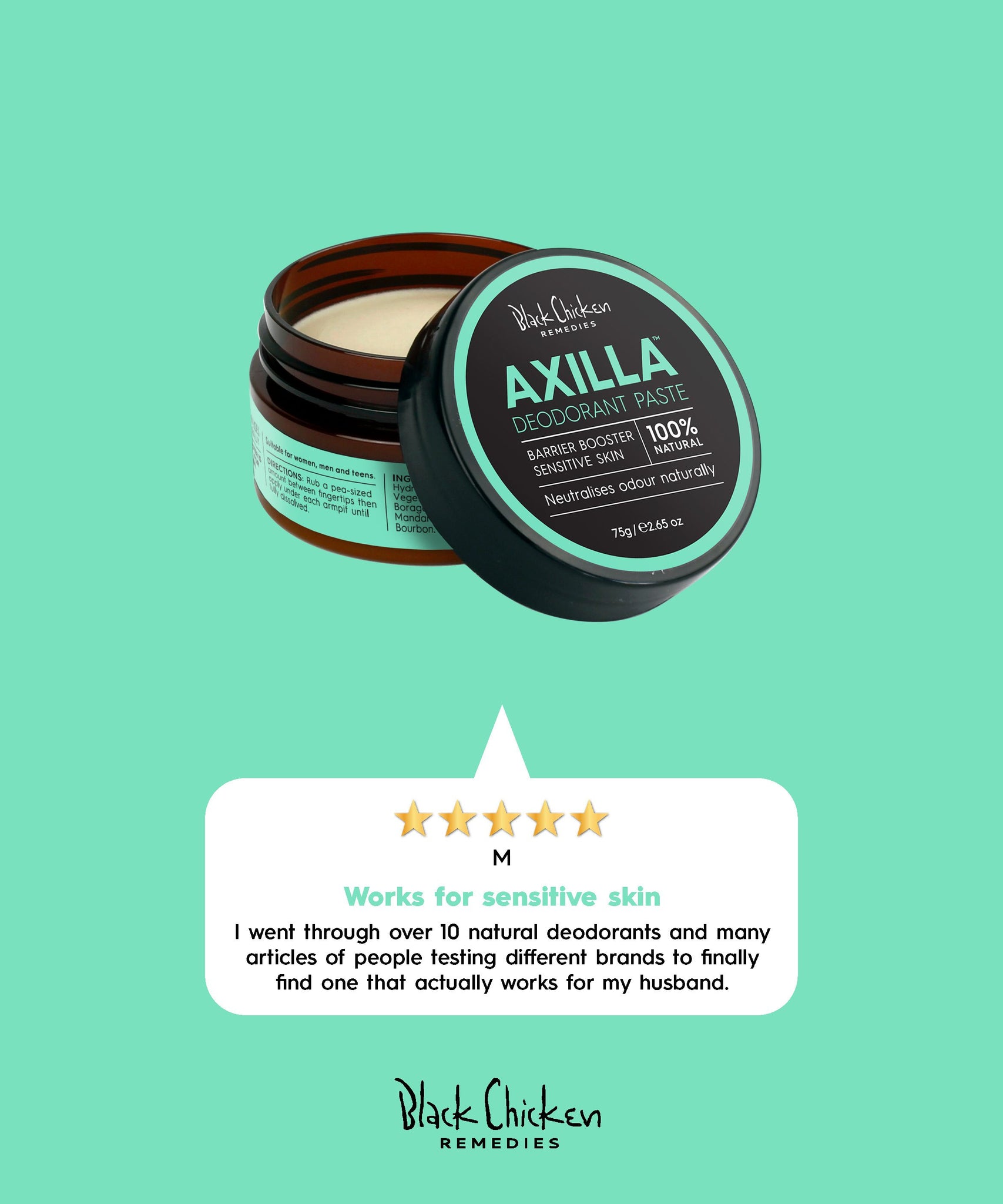 Axilla Natural Deodorant - Barrier Booster