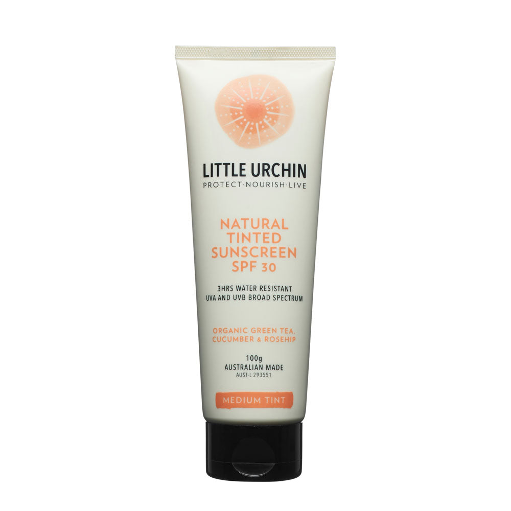 Laughlin Sunscreen Natural Tinted Sunscreen SPF30 | Little Urchin | Nourished