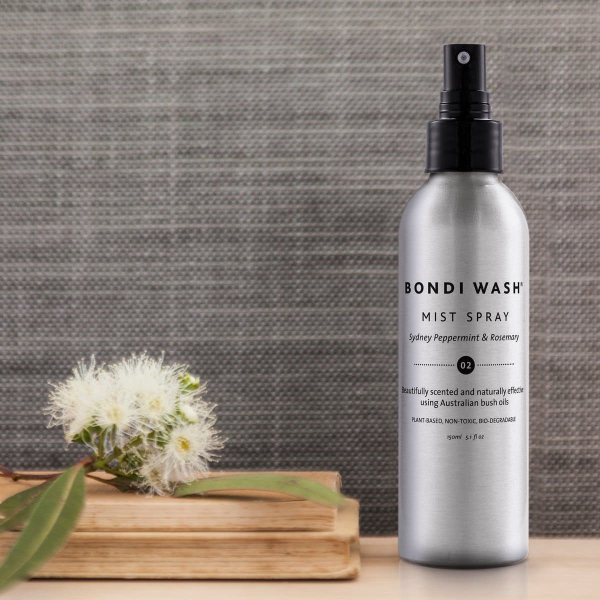 Bondi Wash, Mist Spray, Multi Purpose Mist Spray, australian botanicals, home & cleaning, eco clean, sustainable living, home care, natural mist spray, refreshing, toxic free, cleaning, Sydney Peppermint & Rosemary