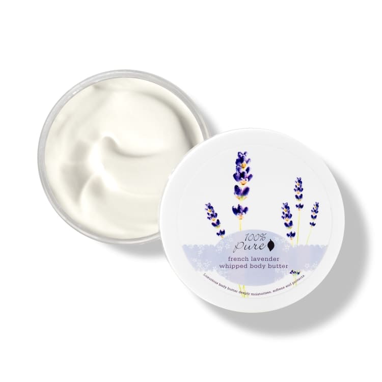 French Lavender Whipped Cream Body Butter, 100% Pure, French Lavender, moisturizing, nourishing, shea butter, soothing, replenish, hydrating, argan oil avocado butter, blackcurrant oil, moisturizing, itchy skin, dry skin, cocoa butter scent, dry fingers, vitamin e, body care, vegan, natural, cruelty-free, gluten-free, body cream body butter, nourished, nourishedeu